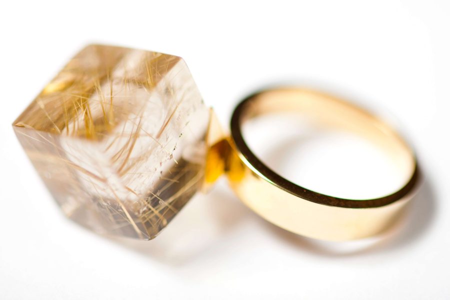 Anel Mundo em ouro 18k