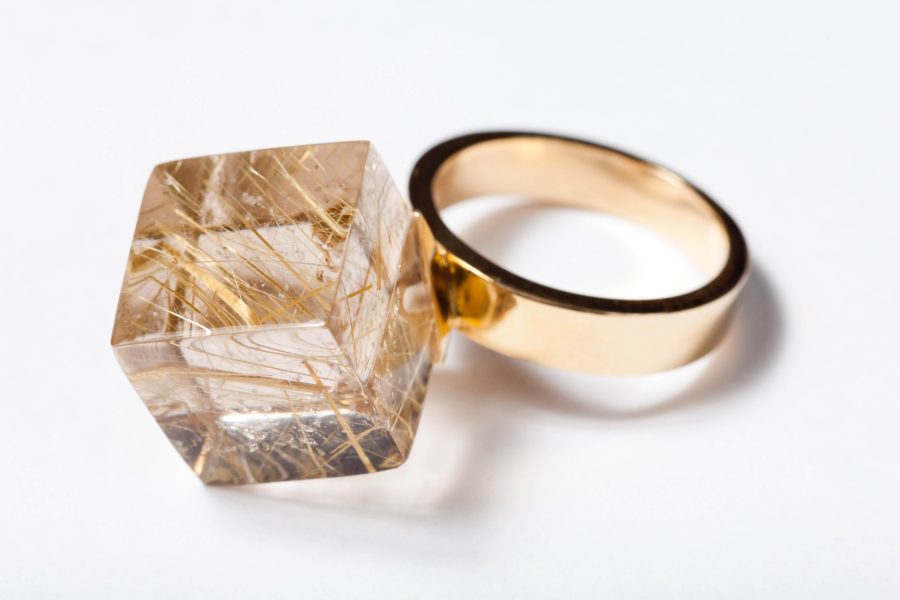 Anel Mundo em ouro 18k